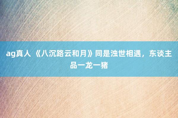 ag真人 《八沉路云和月》同是浊世相遇，东谈主品一龙一猪